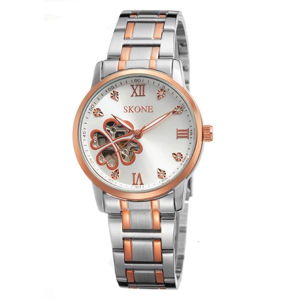 skone / spatiotemporal women's watch high grade automatic hollow mechanical fashion waterproof counter, Slivery;brown
skone / spatiotemporal women's watch high grade automatic hollow mechanical fashion waterproof counter, Slivery;brown