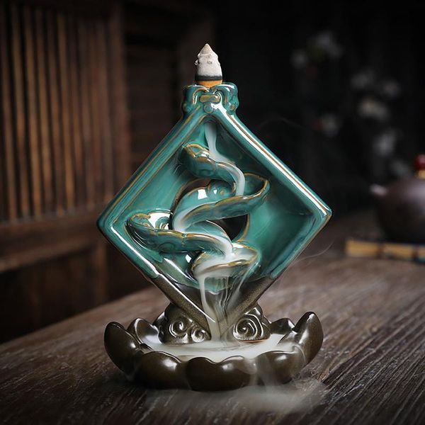 products creative home decor backflow stick incense burner ceramic censer decoration use in teahouse #t2g fragrance lamps
products creative home decor backflow stick incense burner ceramic censer decoration use in teahouse #t2g fragrance lamps