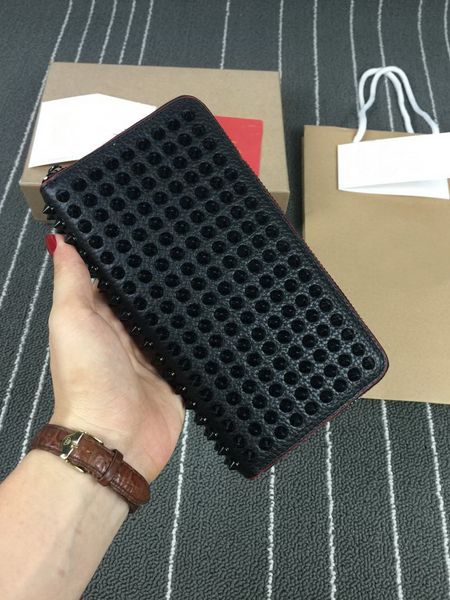 style red bottom panelled spiked clutch women wallets patent real leather mixed color rivets bag clutches lady long purses with spikes men w, Red;black
style red bottom panelled spiked clutch women wallets patent real leather mixed color rivets bag clutches lady long purses with spikes men w, Red;black