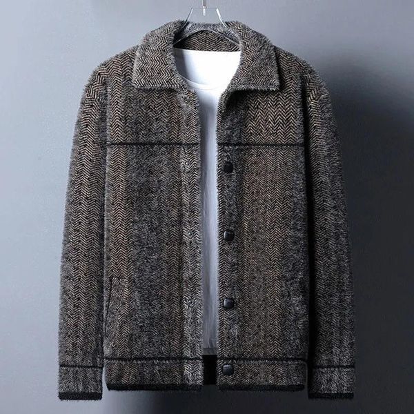 men's wool & blends autumn 2022 winter men thick coat turn-down collar male fashion blend outwear jacket casual slim trench plus size b, Black
men's wool & blends autumn 2022 winter men thick coat turn-down collar male fashion blend outwear jacket casual slim trench plus size b, Black
