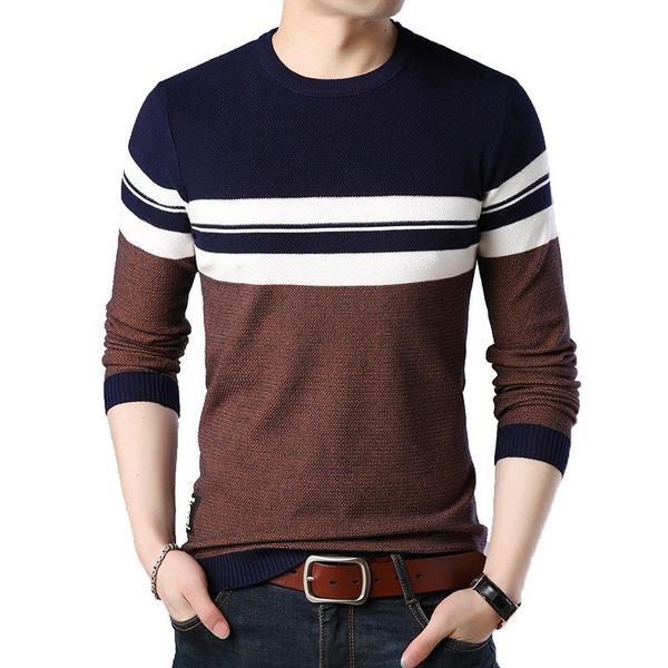 autumn winter men's pullover sweater male korean version slim fit shirt men casual fashion warm pullovers o-neck striped sweaters, White;black
autumn winter men's pullover sweater male korean version slim fit shirt men casual fashion warm pullovers o-neck striped sweaters, White;black