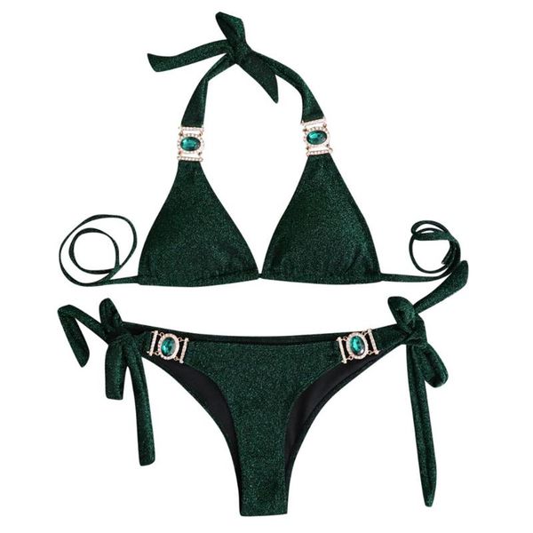 women's swimwear swimsuit polyester bikini bottoms women diamond decoration set push up beachwear padded, White;black
women's swimwear swimsuit polyester bikini bottoms women diamond decoration set push up beachwear padded, White;black
