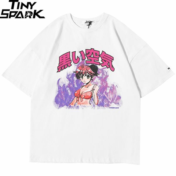 men hip hop t shirt streetwear japanese 2020 cartoon girl tshirt harajuku hiphop oversize t-shirt anime c, White;black
men hip hop t shirt streetwear japanese 2020 cartoon girl tshirt harajuku hiphop oversize t-shirt anime c, White;black
