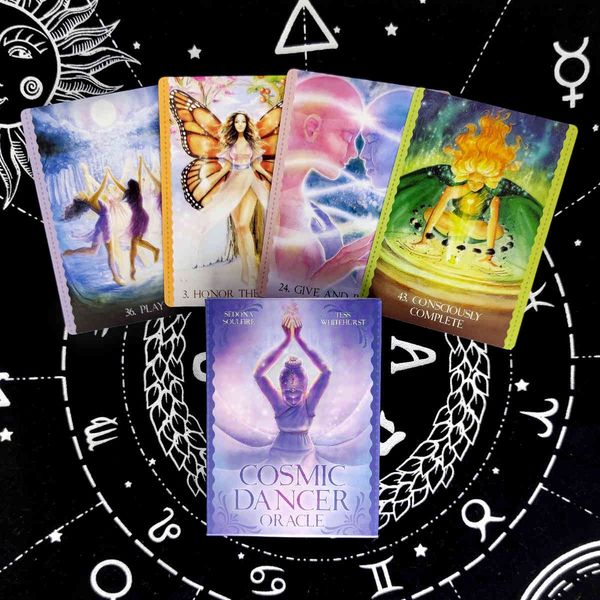 new cosmic dancer oracle card tarot deck divination entertainment parties board game support drop shipping 44 pcs/box
new cosmic dancer oracle card tarot deck divination entertainment parties board game support drop shipping 44 pcs/box