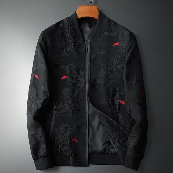 men's jackets 2021 spring autumn male coats luxury stand collar zipper casual mens jacquard slim fit business man 4xl, Black;brown
men's jackets 2021 spring autumn male coats luxury stand collar zipper casual mens jacquard slim fit business man 4xl, Black;brown