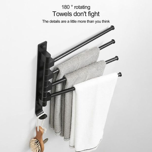 towel racks bathroom rack rotatable holder space aluminum 4 bar hanger kitchen shelf paper hanging wall mounted
towel racks bathroom rack rotatable holder space aluminum 4 bar hanger kitchen shelf paper hanging wall mounted