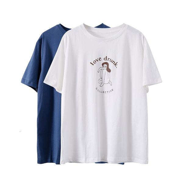 women's t-shirt summer t shirt short sleeve cartoon print loose cotton t-shirts vintage for tees blusa h2ap, White
women's t-shirt summer t shirt short sleeve cartoon print loose cotton t-shirts vintage for tees blusa h2ap, White