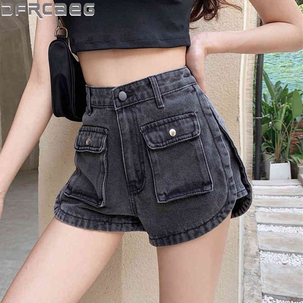 women's shorts womens denim vintage for women summer double pockets high waist wide leg short jeans female street wear cs8q, White;black
women's shorts womens denim vintage for women summer double pockets high waist wide leg short jeans female street wear cs8q, White;black