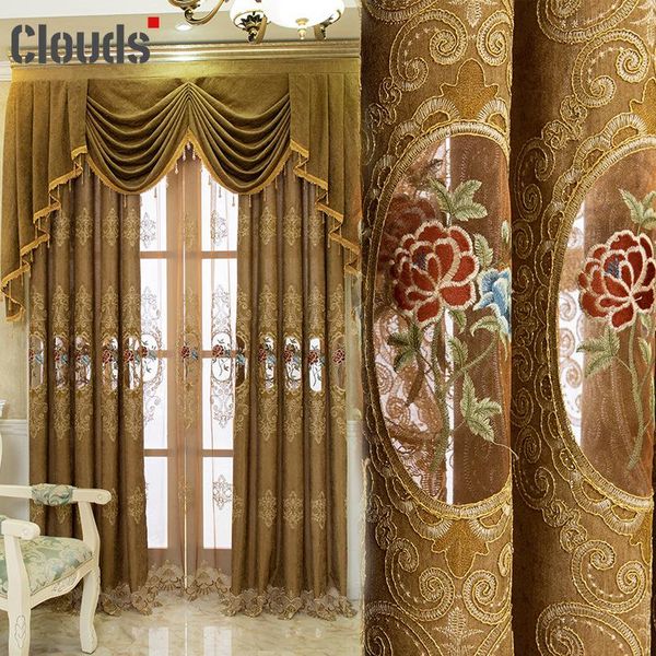 curtain & drapes european curtains sister flower chenille cloth embroidered atmosphere european-style fashion luxury blackout
curtain & drapes european curtains sister flower chenille cloth embroidered atmosphere european-style fashion luxury blackout