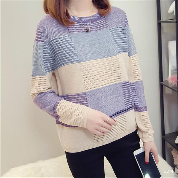 ymwmhu casual wome's sweaters long sleeve autumn and winter elegant pullover sweater striped korean clothing office ladies women's, White;black
ymwmhu casual wome's sweaters long sleeve autumn and winter elegant pullover sweater striped korean clothing office ladies women's, White;black