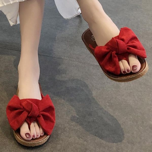 slippers summer women bow sandals slipper solid indoor outdoor flip-flops rome beach shoes fashion female casual flower #0105, Black
slippers summer women bow sandals slipper solid indoor outdoor flip-flops rome beach shoes fashion female casual flower #0105, Black