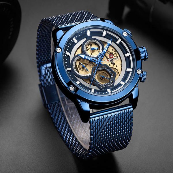 wristwatches naviforce mens watches fashion big face multi-function quartz sport man wristwatch military steel band analog cloc, Slivery;brown
wristwatches naviforce mens watches fashion big face multi-function quartz sport man wristwatch military steel band analog cloc, Slivery;brown