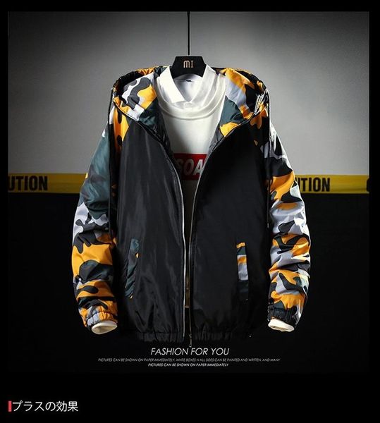 men's jackets 2021 spring and autumn casual fashion camouflage hooded jacket men trend coat cool windbreaker m-5xl, Black;brown
men's jackets 2021 spring and autumn casual fashion camouflage hooded jacket men trend coat cool windbreaker m-5xl, Black;brown