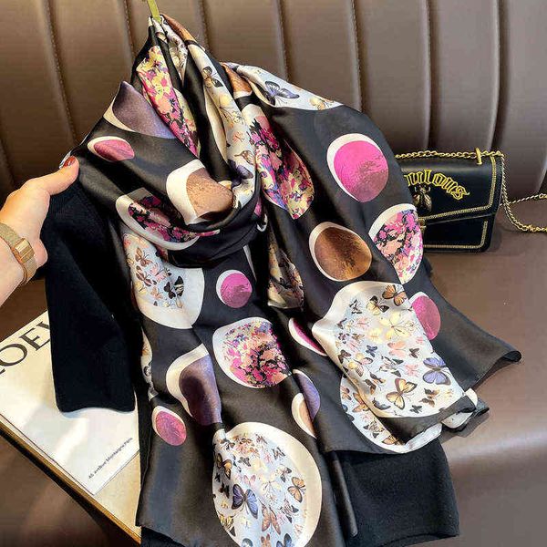 scarves satin imitation women's spring korean version summer thin sunscreen shawl autumn and winter warm long silk scarf, Blue;gray
scarves satin imitation women's spring korean version summer thin sunscreen shawl autumn and winter warm long silk scarf, Blue;gray