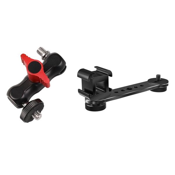 stabilizers magic arm camera bracket universal monitor ball head clamp & triple cold shoe extension pole
stabilizers magic arm camera bracket universal monitor ball head clamp & triple cold shoe extension pole