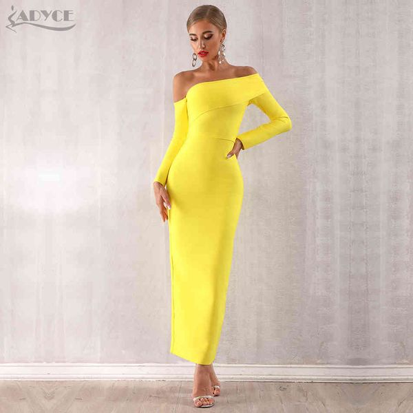 romper adyce winter women bandage dress yellow draped off shoulder celebrity evening party dresses, Black;white
romper adyce winter women bandage dress yellow draped off shoulder celebrity evening party dresses, Black;white