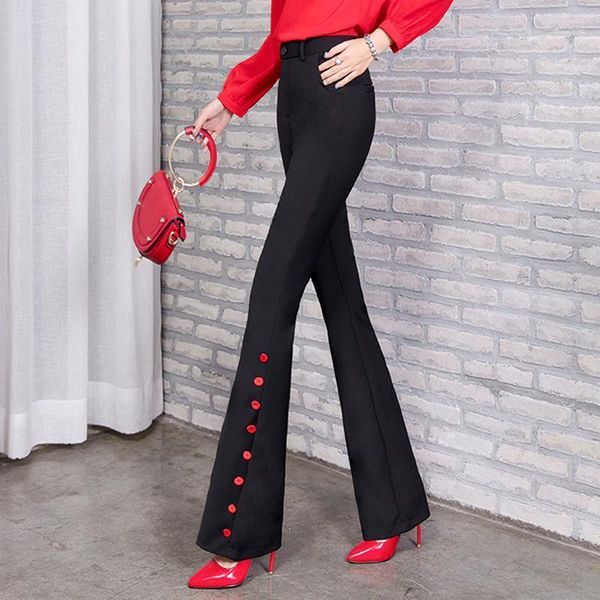 winter / autumn 2021 elastic flare pants women's high waist stretch hip slim fit trousers full-length straight capris a78 &, Black;white
winter / autumn 2021 elastic flare pants women's high waist stretch hip slim fit trousers full-length straight capris a78 &, Black;white