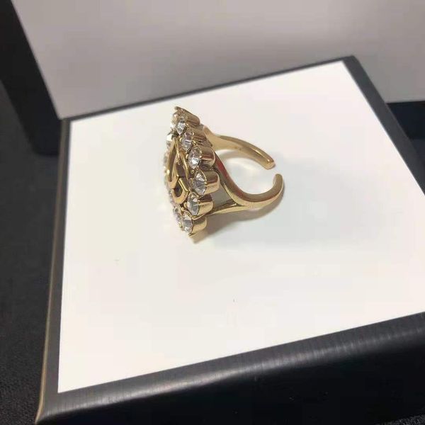 70% off g net red simple gold old inlaid zircon letter women's hollow out ring, Silver
70% off g net red simple gold old inlaid zircon letter women's hollow out ring, Silver