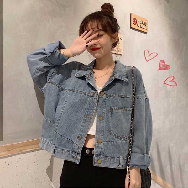 women's jackets momen style cropped jean jacket women summer blue denim 2021 long-sleeved womens coats for spring, Black;brown
women's jackets momen style cropped jean jacket women summer blue denim 2021 long-sleeved womens coats for spring, Black;brown