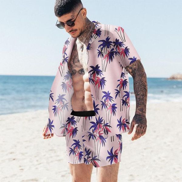 men's tracksuits hawaiian sets printing 2021 summer short sleeve button shirt beach shorts streetwear casual mens suit 2 pieces, Gray
men's tracksuits hawaiian sets printing 2021 summer short sleeve button shirt beach shorts streetwear casual mens suit 2 pieces, Gray