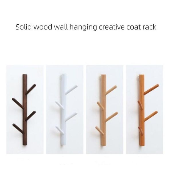 hangers & racks 4 hooks creative wall coat rack north europe clothes hanger solid wood bedroom hanging bag high quality
hangers & racks 4 hooks creative wall coat rack north europe clothes hanger solid wood bedroom hanging bag high quality