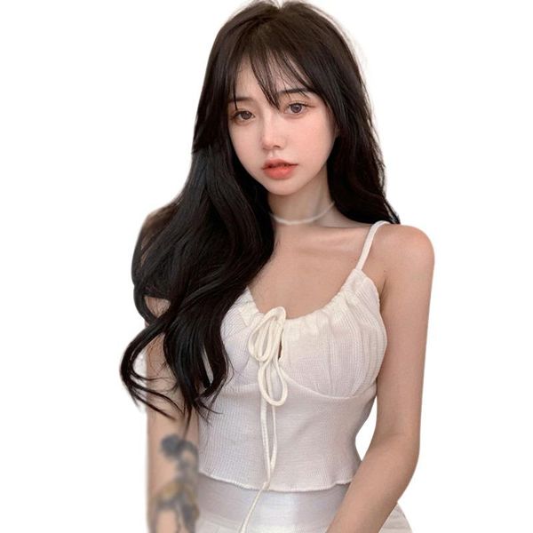 women's tanks & camis women vest short style design sense inside summer vertical hole strip tank, White
women's tanks & camis women vest short style design sense inside summer vertical hole strip tank, White
