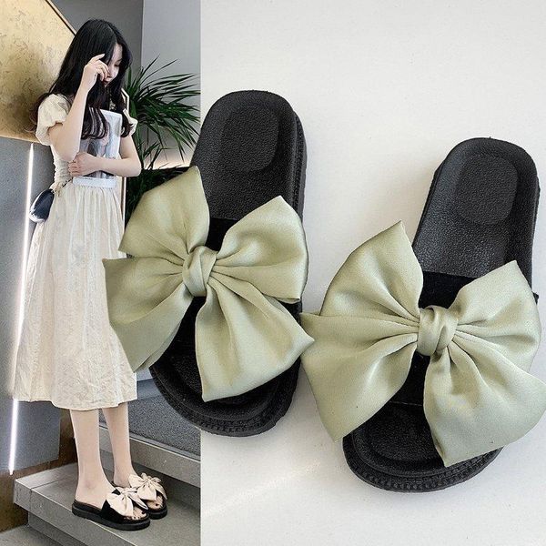fashion women's bohemian bow summer flat 2021 slippers sandals non-slip beach shoes deportivas mujer chinelos femininos, Black
fashion women's bohemian bow summer flat 2021 slippers sandals non-slip beach shoes deportivas mujer chinelos femininos, Black