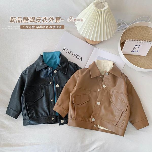 jackets 2021 style girls boys pu leather coat autumn full sleeve fashion kids jacket 1-7 years, Blue;gray
jackets 2021 style girls boys pu leather coat autumn full sleeve fashion kids jacket 1-7 years, Blue;gray