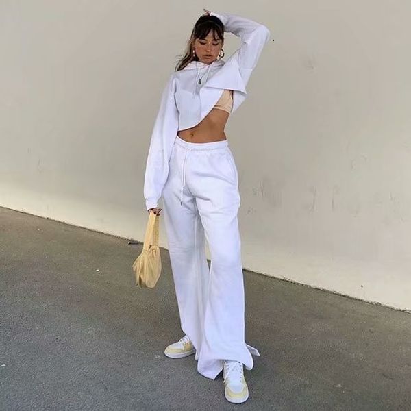 women's pants & capris autumn winter women wide leg hight waist elastic cotton sport pant trouser, Black;white
women's pants & capris autumn winter women wide leg hight waist elastic cotton sport pant trouser, Black;white