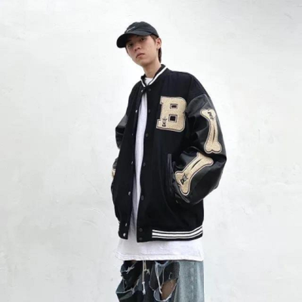 men's jackets europe and the united high street printed baseball uniform jacket men women loose pu leather stitching, Black;brown
men's jackets europe and the united high street printed baseball uniform jacket men women loose pu leather stitching, Black;brown