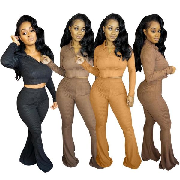 women's two piece pants long-sleeved trousers suits hang striped cotton solid color casual sports flared ladies clothes set, White
women's two piece pants long-sleeved trousers suits hang striped cotton solid color casual sports flared ladies clothes set, White