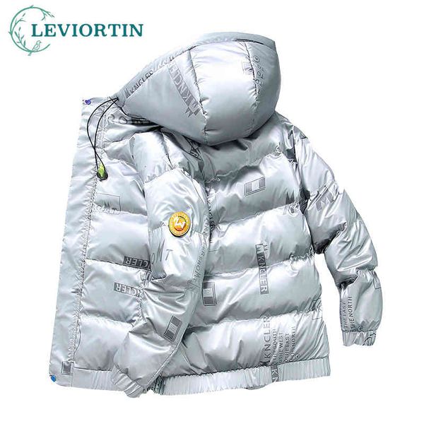 men's white winter jacket coats 2021 hip hop letter print hooded warm 90% duck down thick jackets for male, Black
men's white winter jacket coats 2021 hip hop letter print hooded warm 90% duck down thick jackets for male, Black