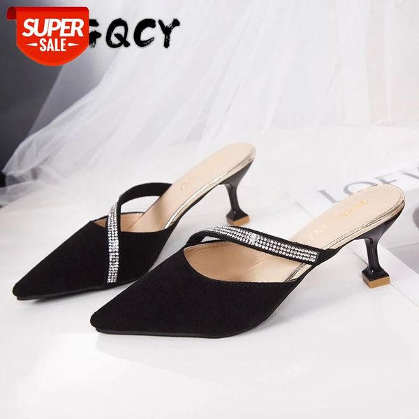 rhinestone high heels pointed mules new summer shoes woman fashion riband thin slippers elegant slip-on sweet party #n22w, Black
rhinestone high heels pointed mules new summer shoes woman fashion riband thin slippers elegant slip-on sweet party #n22w, Black