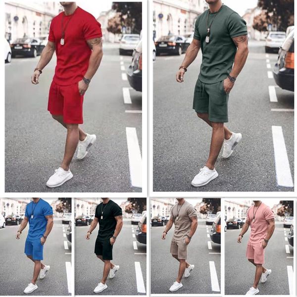 men's tracksuits fashion style spring summer men sports all cotton suit short sleeve shirt t +shorts casual clothing 2 pieces set, Gray
men's tracksuits fashion style spring summer men sports all cotton suit short sleeve shirt t +shorts casual clothing 2 pieces set, Gray