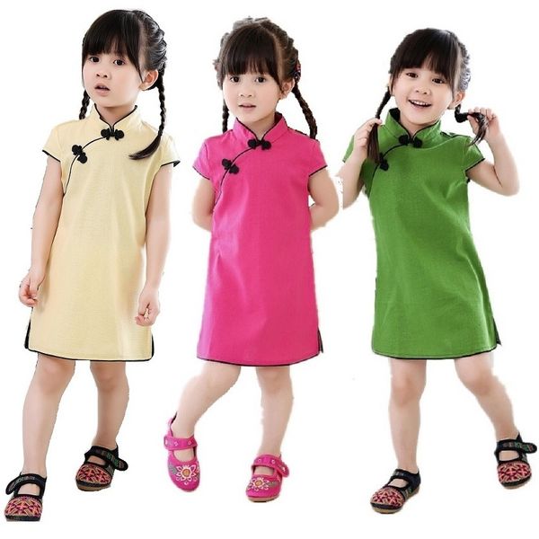 chinese new year baby girls chi-pao dress kids traditional qipao candy solid children cheongsam linen girl clothes jumper blouse 210413, Red;yellow
chinese new year baby girls chi-pao dress kids traditional qipao candy solid children cheongsam linen girl clothes jumper blouse 210413, Red;yellow