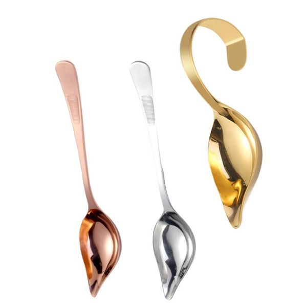 spoons 3pcs saucier drizzle dessert sauce dressing kitchen painting spoon