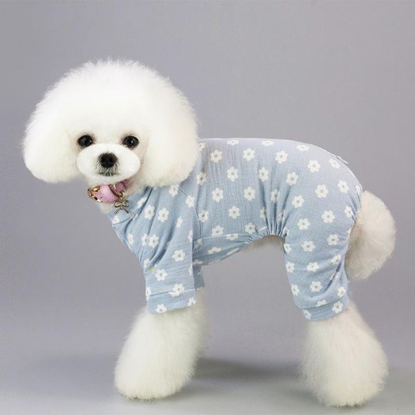 dog apparel spring summer pet clothes set leisure 4 legs white daisy jumpsuit, easy to wear
dog apparel spring summer pet clothes set leisure 4 legs white daisy jumpsuit, easy to wear