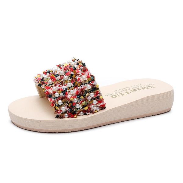 summer outside wear female trendy beach shoes vacation a slipper non-slip sandals 35-42 slippers, Black
summer outside wear female trendy beach shoes vacation a slipper non-slip sandals 35-42 slippers, Black
