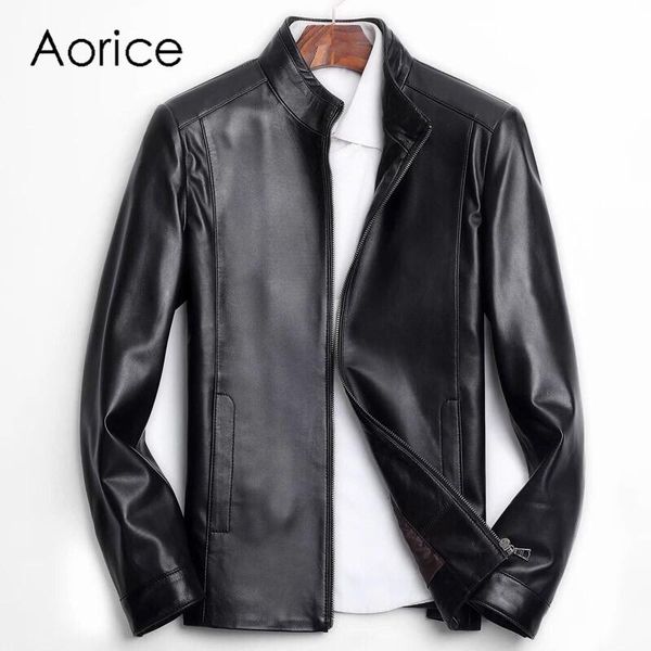 men's jackets pudi mt830 2021 men fashion real sheep leather with turn-down collar fall winter casual outwear coat, Black;brown
men's jackets pudi mt830 2021 men fashion real sheep leather with turn-down collar fall winter casual outwear coat, Black;brown