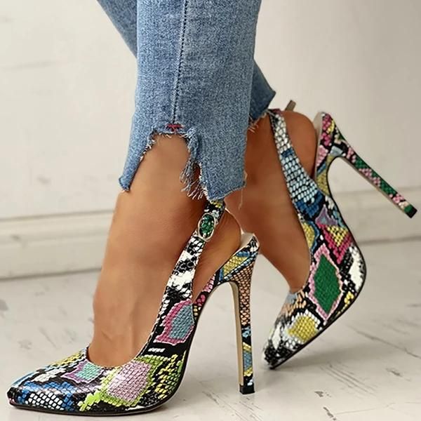 sandals 2021 women summer ankle strap 10cm thin high heels serpentine pointed flock pumps office party snake shoes, Black
sandals 2021 women summer ankle strap 10cm thin high heels serpentine pointed flock pumps office party snake shoes, Black