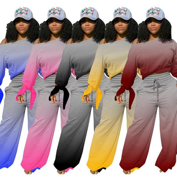 women's tracksuits fall clothing joggers women tracksuit gradient long sleeve and pants sets womens outfits loung wear wholesale drop, Gray
women's tracksuits fall clothing joggers women tracksuit gradient long sleeve and pants sets womens outfits loung wear wholesale drop, Gray