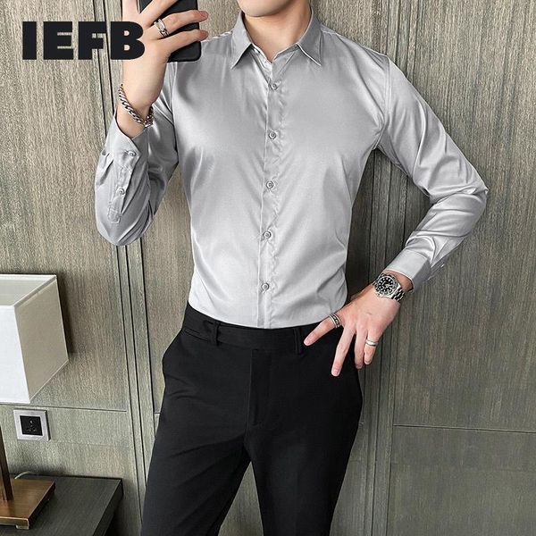 men's casual shirts iefb 10 colors special price long sleeve shirt korean slim fit lapel simple 2021 autumn s-7xl size 9y8324, White;black
men's casual shirts iefb 10 colors special price long sleeve shirt korean slim fit lapel simple 2021 autumn s-7xl size 9y8324, White;black