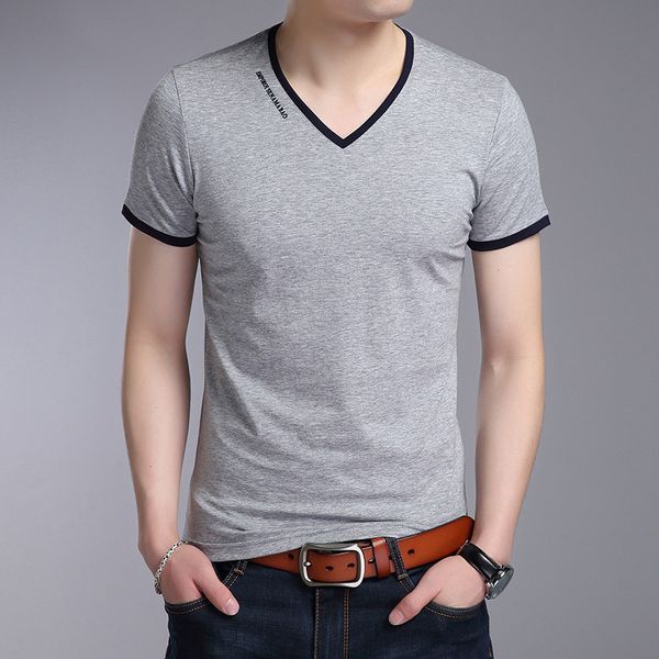 factoryjny5 v-neck summer casual slim fit short sleeve cotton men t-shirts korean style solid color t shirt m-4xl tee, White;black
factoryjny5 v-neck summer casual slim fit short sleeve cotton men t-shirts korean style solid color t shirt m-4xl tee, White;black