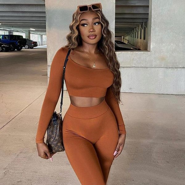 women's two piece pants set women autumn low neck crop +skinny pencil matching outfit female solid casual tracksuit, White
women's two piece pants set women autumn low neck crop +skinny pencil matching outfit female solid casual tracksuit, White