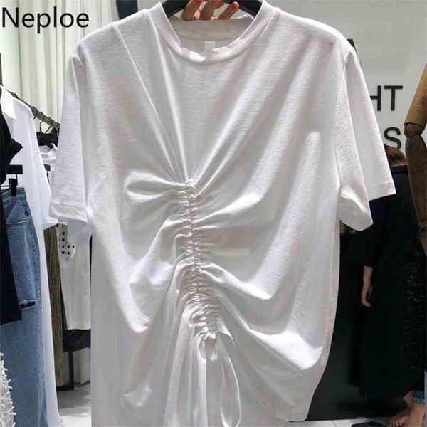 pleated t shirts women spring arrival korean o neck short sleeve ladies tee loose casual cotton female 1a461 210422, White
pleated t shirts women spring arrival korean o neck short sleeve ladies tee loose casual cotton female 1a461 210422, White