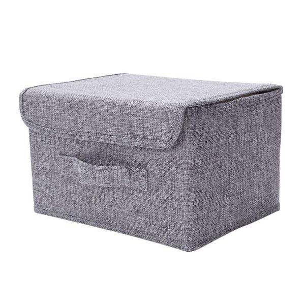cotton linen fabric folding cd storage boxes foldable bins toys organizer with lids and handles basket laundry clothing & wardrobe
cotton linen fabric folding cd storage boxes foldable bins toys organizer with lids and handles basket laundry clothing & wardrobe