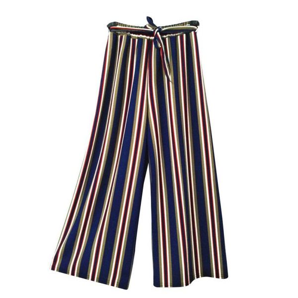 wide leg striped pants women fashion clothing mid waist loose trousers 2021 spring female elegant ankle-length women's & capris, Black;white
wide leg striped pants women fashion clothing mid waist loose trousers 2021 spring female elegant ankle-length women's & capris, Black;white