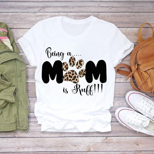 summer dog pet leopard cute women t shirt mom fashion printed ladies womens graphic tee, White
summer dog pet leopard cute women t shirt mom fashion printed ladies womens graphic tee, White