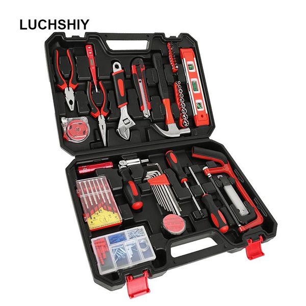 professional hand tool sets general household car repair kit with plastic toolbox storage case socket wrench screwdriver knife
professional hand tool sets general household car repair kit with plastic toolbox storage case socket wrench screwdriver knife
