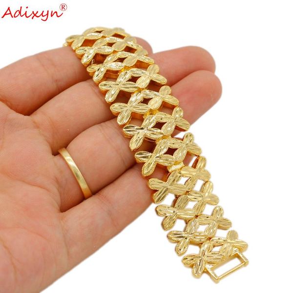 link, chain adixyn 21cm bracelet ethiopian dubai trendy bangles for women men african gold color jewelry middle east wedding gift n10147, Black
link, chain adixyn 21cm bracelet ethiopian dubai trendy bangles for women men african gold color jewelry middle east wedding gift n10147, Black